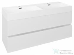 SAPHO ODETTA fényes fehér mosdótartó szekrény (DT120-3030)
