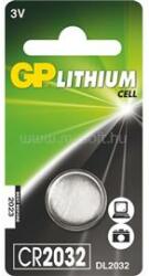 GP Batteries GP CR2032 lítium gombelem 1db/bliszter (B15322) (B15322) - mysoft