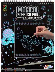 Grafix Caiet A4 Fise Razuibile Grafix Magical Scratch Pad Holografic (GR220009_Holografic)