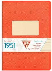 Clairefontaine Caiet Capsat Clairefontaine 48 File A5 Rosu (CAI243Rosu)