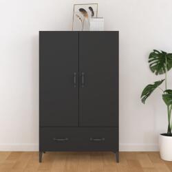 vidaXL Dulap înalt, negru, 70x31x115 cm, lemn prelucrat (812538) Comoda