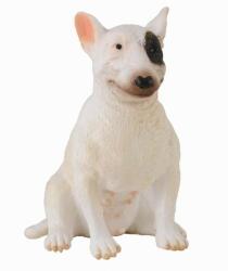 CollectA Figurina Caine Bull Terrier femela Collecta, 6 x 6 cm, plastic cauciucat dur (COL88385M)