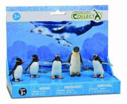 CollectA Set 5 figurine pictate manual Pinguini, 3 ani+ (COL84061LPP)