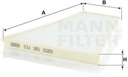  Mann-Filter pollenszűrő CU25025