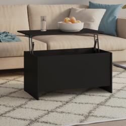 vidaXL Măsuță de cafea, negru, 102x55, 5x52, 5 cm, lemn prelucrat (809666) Masa de cafea