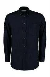 Kustom Kit Férfi hosszú ujjú Ing Kustom Kit Classic Fit Workwear Oxford Shirt L, French Sötétkék (navy)