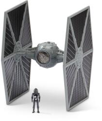 Jazwares Star Wars - Csillagok háborúja Micro Galaxy Squadron 8 cm-es jármű figurával - TIE Fighter (szürke) + TIE Fighter pilóta (SWJ0004)