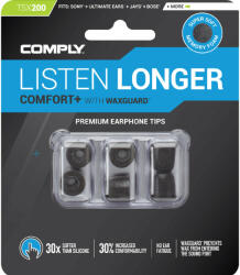 Comply COMFORT PLUS TSX-200 memóriahab fülilleszték - M (COM-Tsx200BkM3pr)