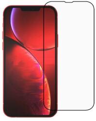 Temp-glass631274201 Apple iPhone 14 Max 9D-teljes (teljes felület ragasztó) teljes lefedettséget biztosító karcálló, ütésálló kijelzővédő üvegfólia kerettel, tempered glass, törlőkendővel (Temp-glass6