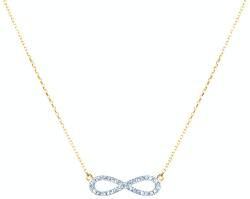 SAVICKI Златно колие с халки 585 с бели диаманти 0.09К, 42 см