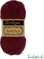 Scheepjes Softfun 2637 Mahogany - mahagóni vörös fonal