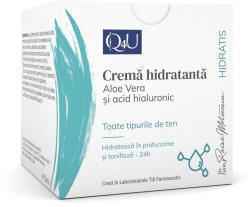 TIS Farmaceutic Crema hidratanta cu aloe vera si acid hialuronic - 50 ml