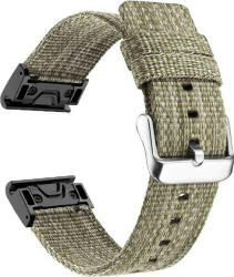 Ricardo Curea QuickFit 22 mm, nailon, verde deschis, cataramă din oțel (Garmin Fenix 7/6/5, Epix 2, MARQ etc. )