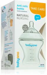 BabyOno Take Care biberon pentru sugari anti-colici 0m+ 180 ml