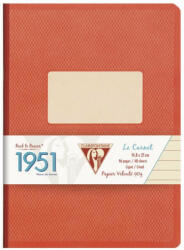 Clairefontaine Caiet Capsat Clairefontaine 96 File A5 Rosu (CAI182)