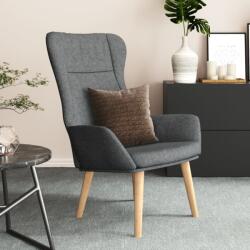 vidaXL Scaun de relaxare, gri închis, material textil (341395)