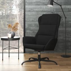 vidaXL Scaun de relaxare, negru, piele întoarsă artificială (341422)