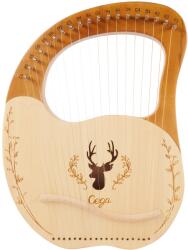 Cega Lyre Harp 19 Strings White