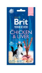  Brit Recompense Pisici Brit Cat Stick cu Pui si Ficat, 3x5 g
