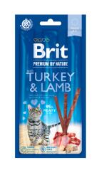 Brit Recompense Pisici Brit Cat Stick cu Miel si Curcan, 3x5 g