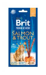 Brit Recompense Pisici Brit Cat Stick cu Somon si Pastrav, 3x5 g