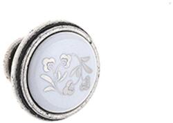 Demos Bútorfogantyú Margarita ócink/porcelán/mutívum Tulip (dem-288810)