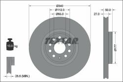 TEXTAR Disc frana TEXTAR PRO+ 92337405 (92337405)