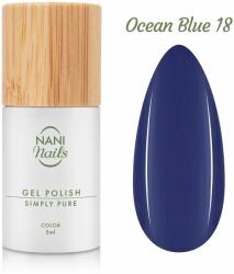 Naní Simply Pure gél lakk 5 ml - Ocean Blue