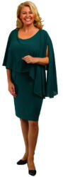 Bigy zöld muszlin felső részű alkalmi ruha