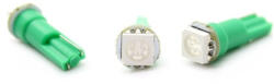  T5 led izzó 1 smd zöld DC12V (AL000002Z)