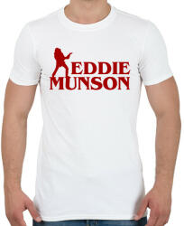 printfashion Eddie Munson - Férfi póló - Fehér (7672289)
