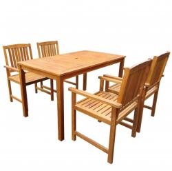 vidaXL Set mobilier 5 piese, lemn acacia 42622