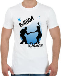 printfashion Dalboa dance - Férfi póló - Fehér (7675577)