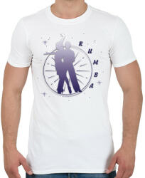 printfashion Rumba - Férfi póló - Fehér (7673792)