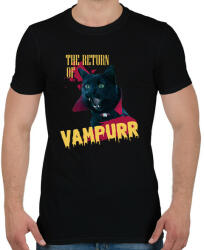 printfashion Vampurr - Férfi póló - Fekete (7853625)