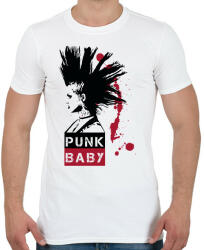 printfashion Punk Baby - Férfi póló - Fehér (7666159)