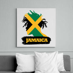 printfashion Jamaica - Vászonkép - Fehér (7663123)