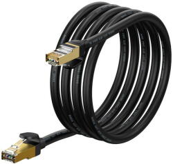 Baseus Cablu de retea Speed Seven Ethernet RJ45, Cat 7, 10 Gbps, 600 MHz, 2 m, Negru (25301) - vexio