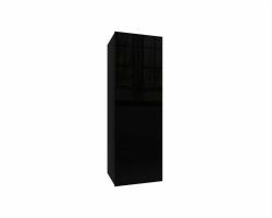 Meblohand IZUMI 22 BL magasfényű fekete fali polcos szekrény 105 cm - mindigbutor