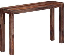 vidaXL Masă consolă, gri, 120 x 30 x 76 cm, lemn masiv de sheesham (247469)