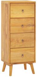 vidaXL Comodă cu sertare, 40x30x100 cm, lemn masiv de tec (340736) Comoda