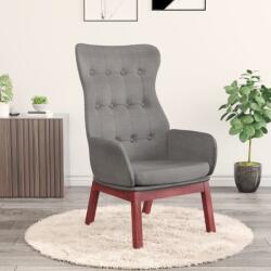 vidaXL Scaun de relaxare, gri deschis, material textil (341268)