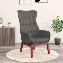 vidaXL Scaun de relaxare, gri închis, material textil (341269)