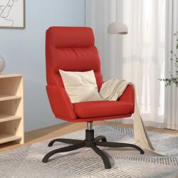 vidaXL Scaun de relaxare, roșu vin, piele ecologică (341145)