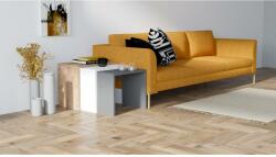 Asir KÉSZLET 3x Kisasztal GUL barna/fehér/szürke 835PUQ2903 (AS1104)