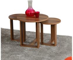 Asir SZETT 3x MIRA barna dohányzóasztal 801CMY2926 (AS1258)