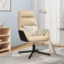 vidaXL Scaun de relaxare, crem, material textil (341150)