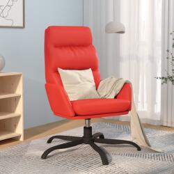 vidaXL Scaun de relaxare, roșu, piele ecologică (341146)