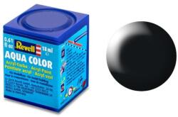 Revell Aqua 302 Fekete RAL 9005 selyemmatt vízbázisú makett festék (36302)