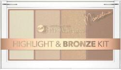 Bell Paletă iluminator și bronzer pentru față - Bell HYPOAllergenic Highlight & Bronze Kit by Marcelina 20 g